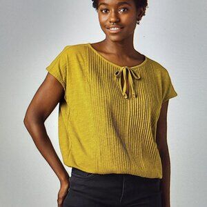 Prana Women's Ocupas Popover Top Color: Sweet Grass Size Small NWT